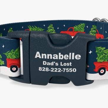 closeup of buckle personalization